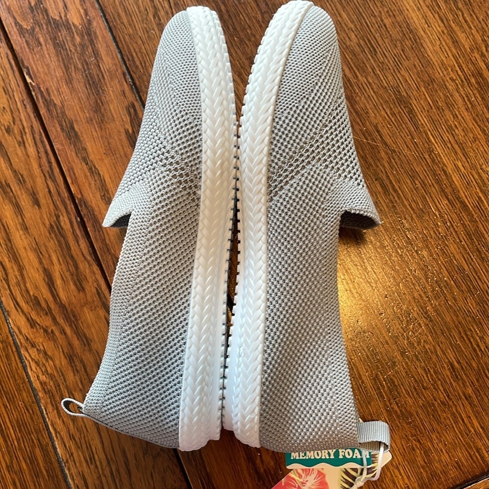Tommy Bahama Light Gray Slip-On Loafers - Picture 4 of 8